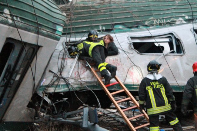 Treno deragliato Pioltello Azione legale di Codacons