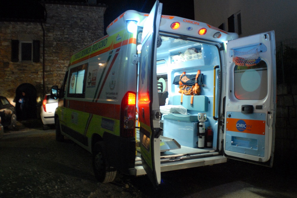 Aggressione in strada SIRENE NELLA NOTTE
