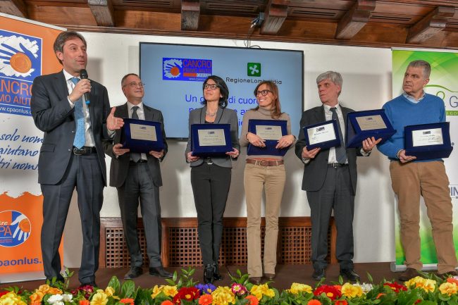 Cancro Primo Aiuto premia gli assessori regionali