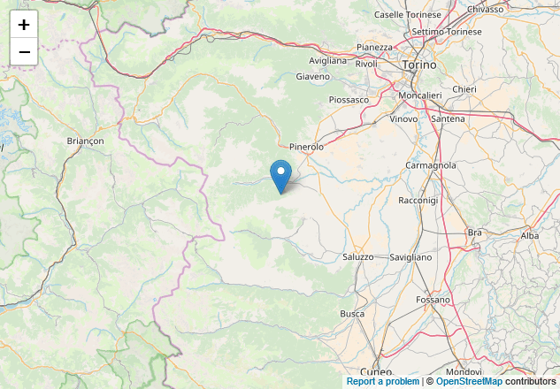 Terremoto tra Pinerolo e Saluzzo 3 gradi Richter