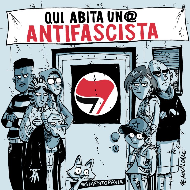 Zerocalcare regala un disegno per sostenere gli antifascisti marchiati