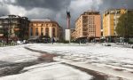 Grandine a Pavia crolla il soffitto del Centro servizi formazione