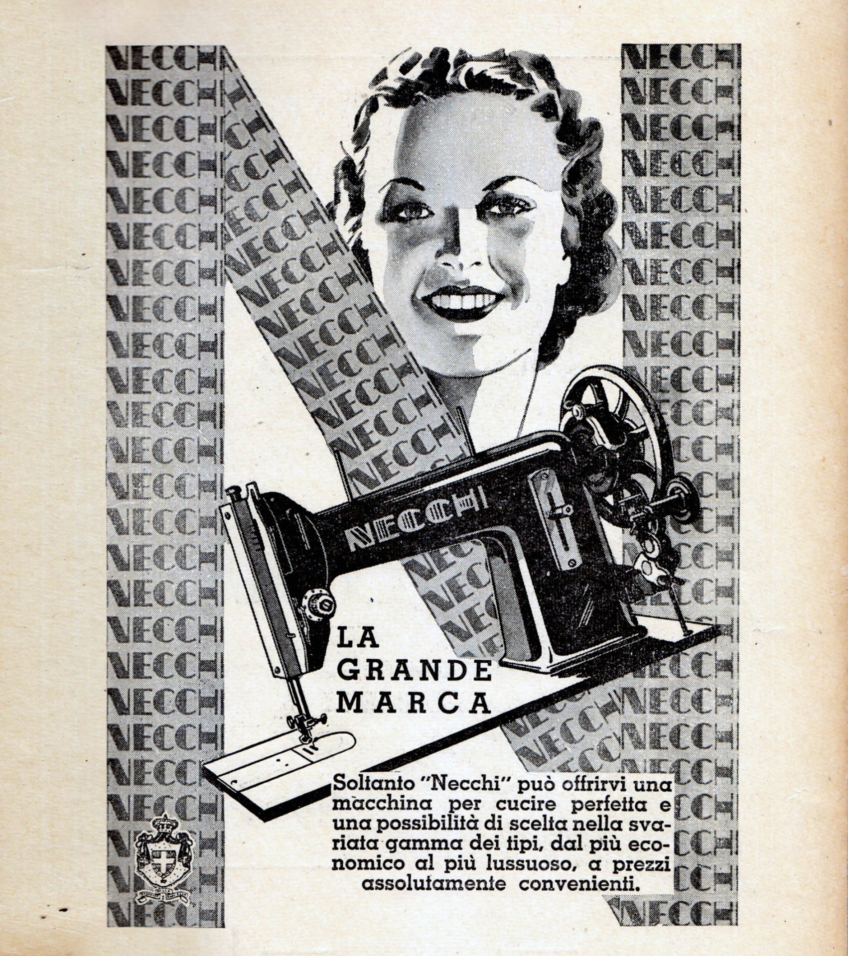 necchi pubblicità del 1932_collezione IUCU