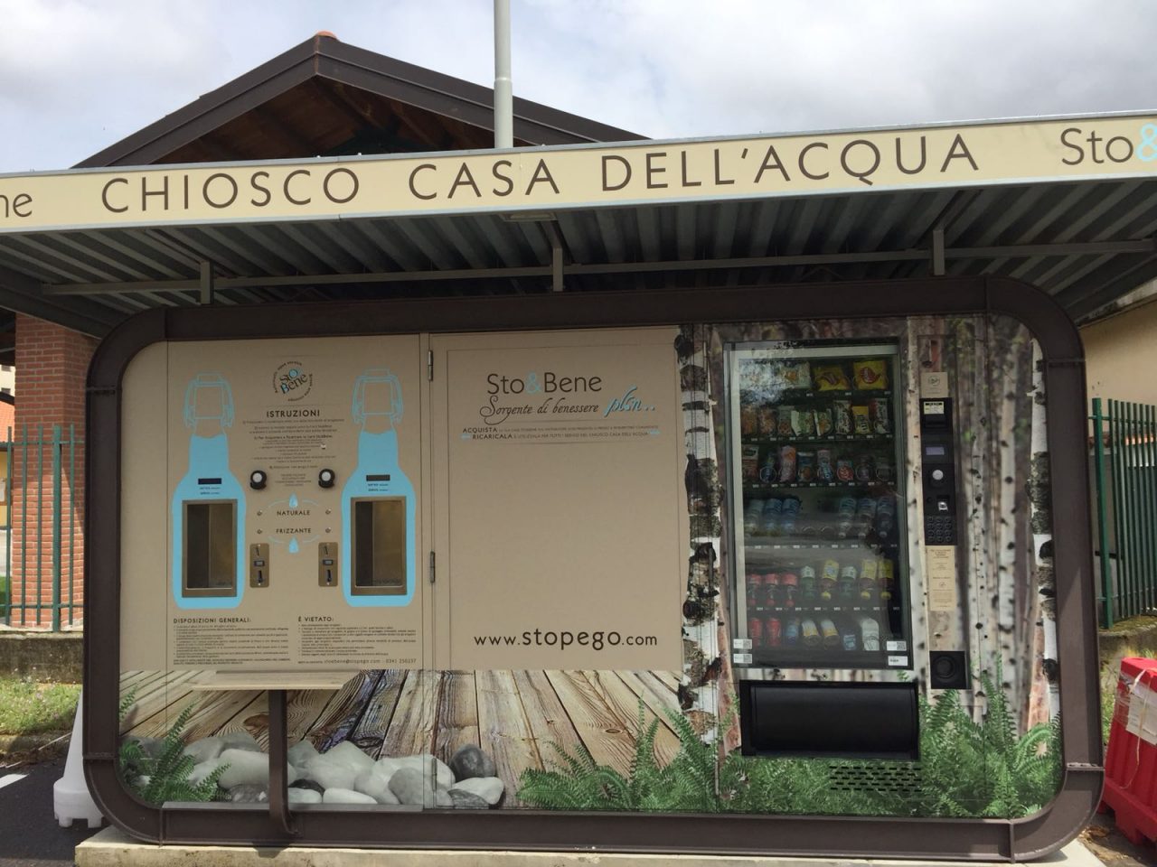 Chiosco dell’acqua da oggi in funzione a Pavia