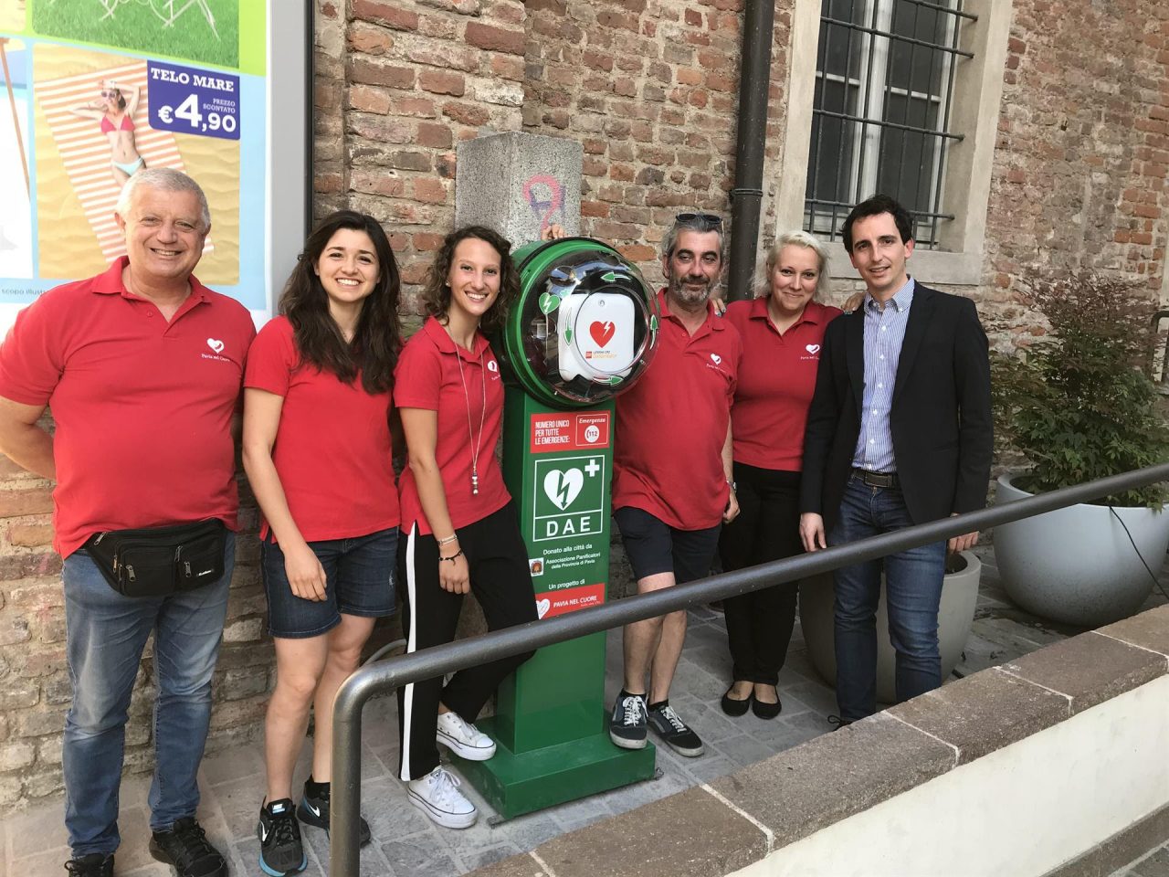 Defibrillatore pubblico inaugurato il terzo in città