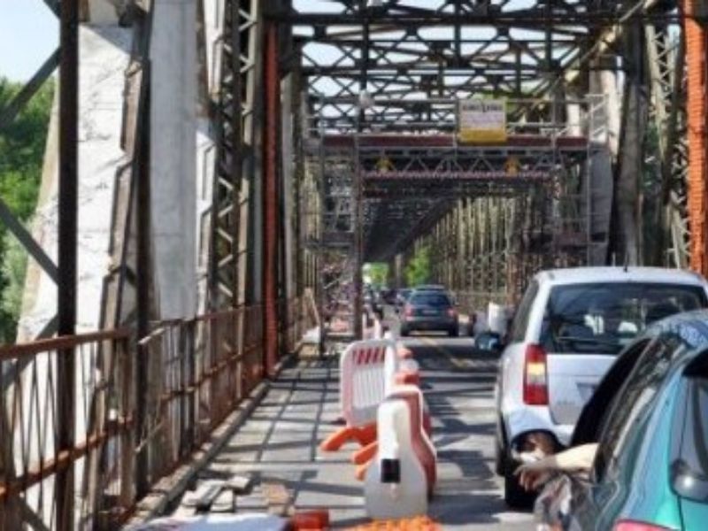 Ponte della Becca chiusura notturna per tre settimane