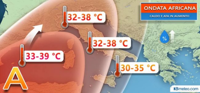 Forte ondata di caldo in arrivo, la più lunga dell’Estate 2018