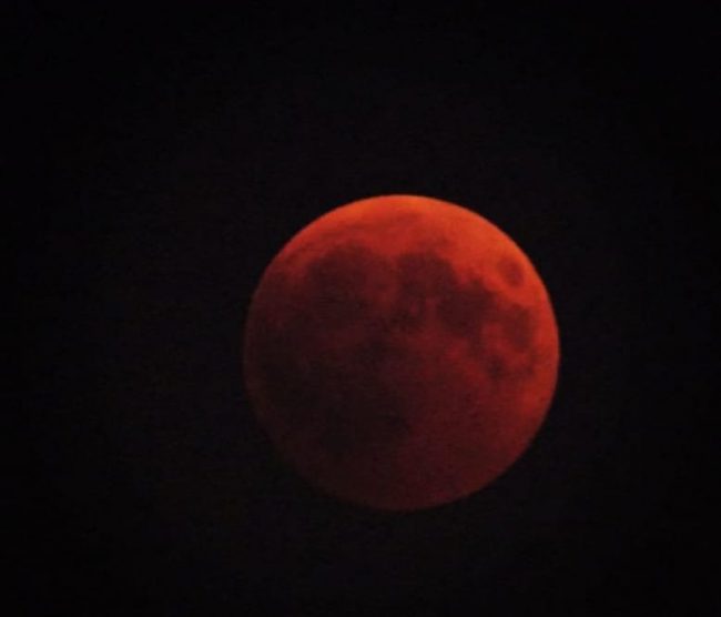 Eclissi di luna sopra Pavia, le foto più belle