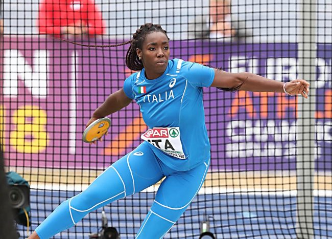 Daisy Osakue rischia di non partecipare agli Europei