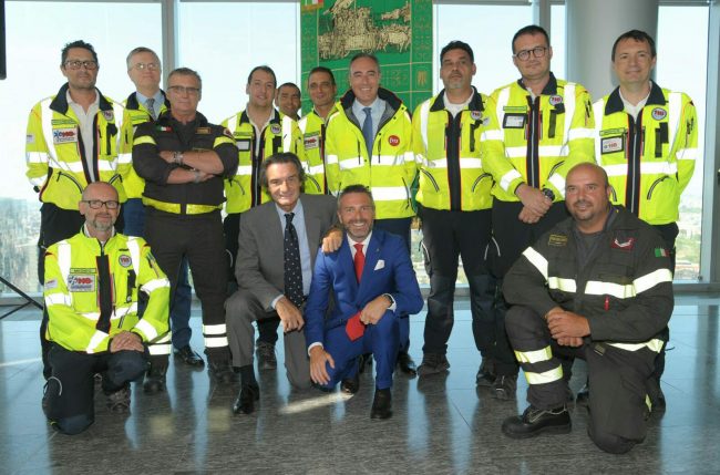 Crollo ponte Morandi: Regione Lombardia ringrazia sanitari e pompieri lombardi FOTO