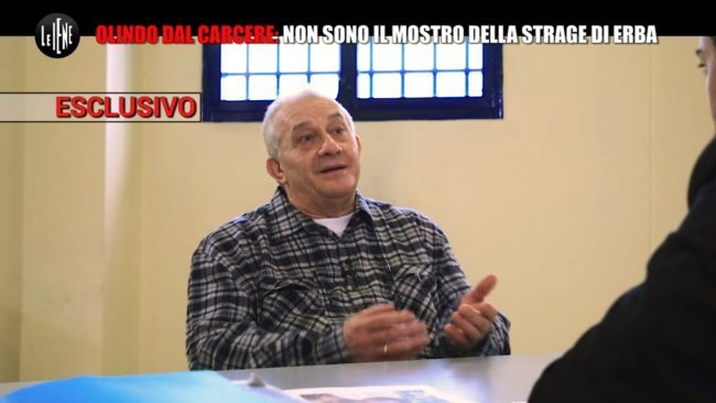 Strage di Erba Olindo si confessa a Le Iene. Il popolo social: “E’ stato lui”