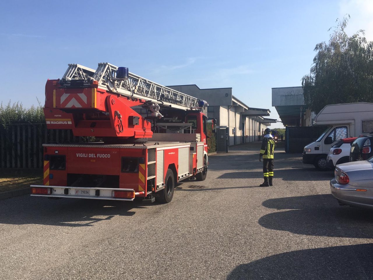 Esplosione in una ditta chimica di Marcallo con Casone FOTO e VIDEO