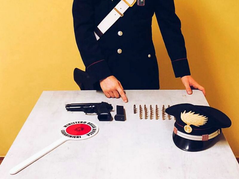 Detenzione illecita di munizioni, denunciato 50enne