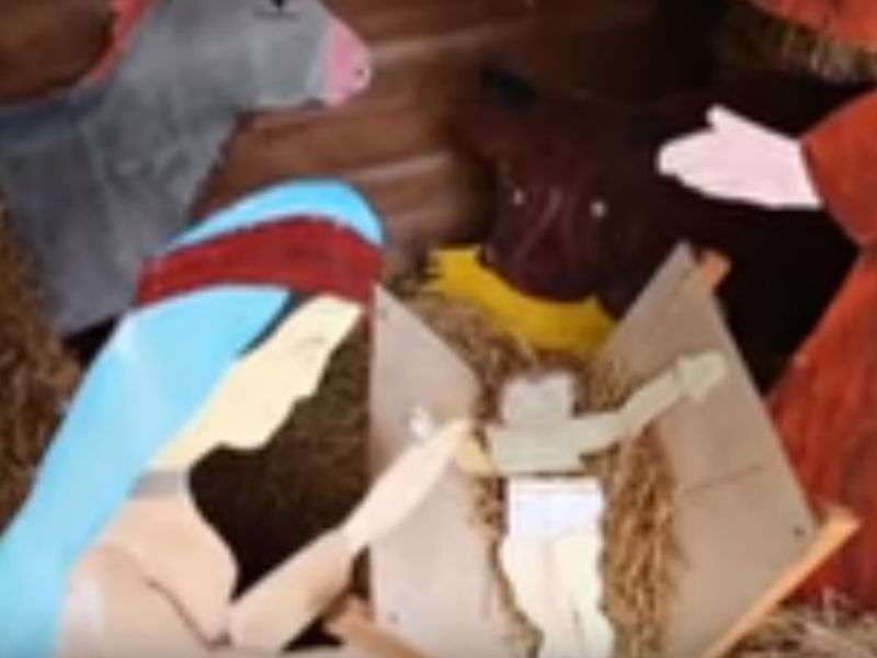 Presepe di Mortara preso di mira dai vandali