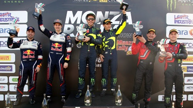 Settimo sigillo di Valentino Rossi al Monza Rally Show
