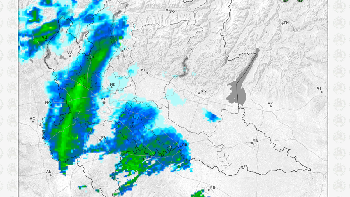 Evoluzione meteo: fiocchi nel Lodigiano e nel Pavese, la situazione