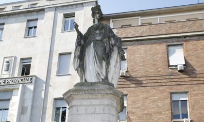 Rinasce la Statua d'Italia a Pavia
