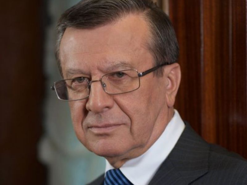 Il presidente di Gazprom, Viktor Zubkov in visita a Brescia