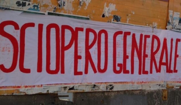 Sciopero generale venerdì: non solo trasporti, a rischio anche scuola e sanità