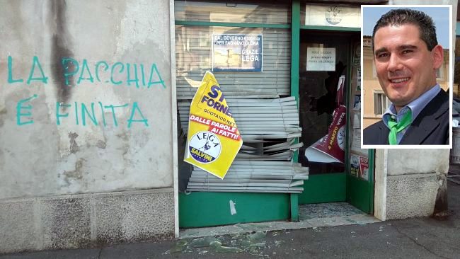 Attacchi alle sedi, il segretario della Lega Lombarda: “Rischio caccia al leghista”