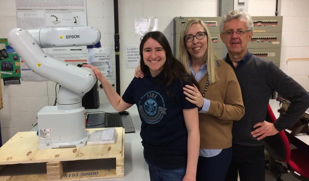L’Università di Pavia tra i vincitori del concorso Win-a-Robot di Epson