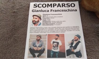 Gianluca Franceschina scomparso, la compagna: “Aiutatemi, sto impazzendo”