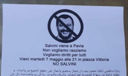 Salvini a Pavia il 7 maggio 2019, Ciocca contro il volantino che invita alla protesta
