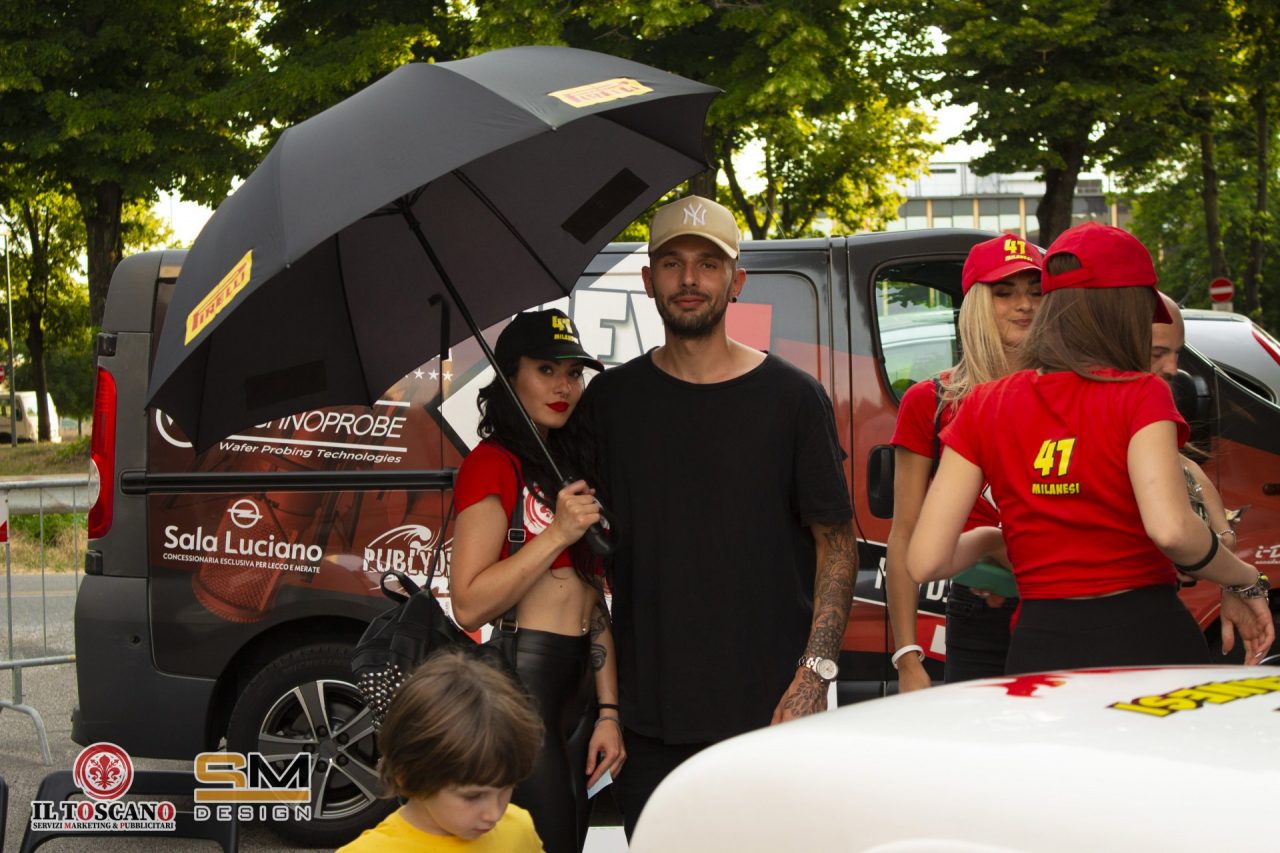 Milanesi camaleontico tra Legend Cars, Ferrari e Kawasaki