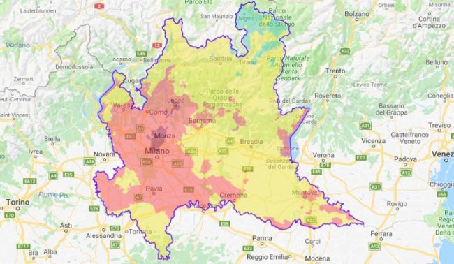 Ozono da bollino rosso in tutto il Pavese | I DATI COMUNE PER COMUNE