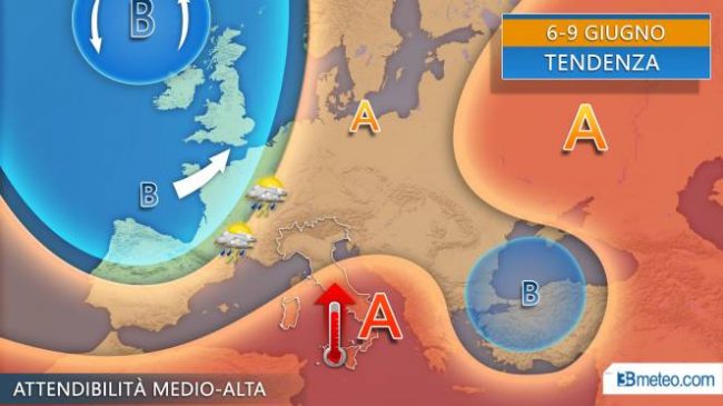 Da giovedì temporali di calore in agguato al nord PREVISIONI METEO