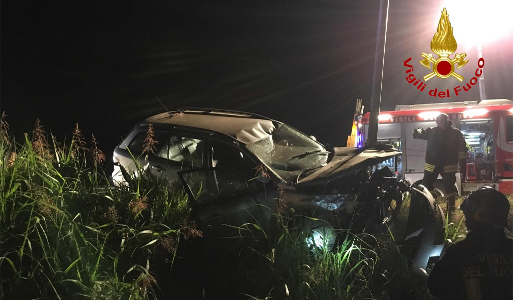 Perde il controllo dell’auto ed esce di strada, soccorso 32enne