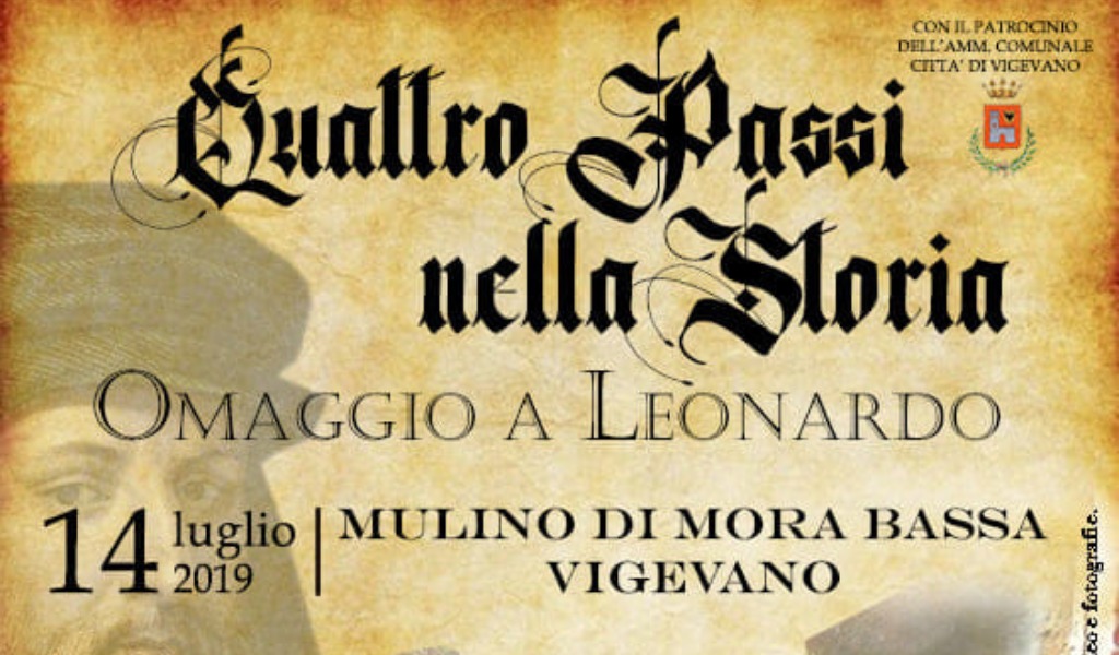 Quattro passi nella Storia con Leonardo da Vinci al Mulino di Mora Bassa
