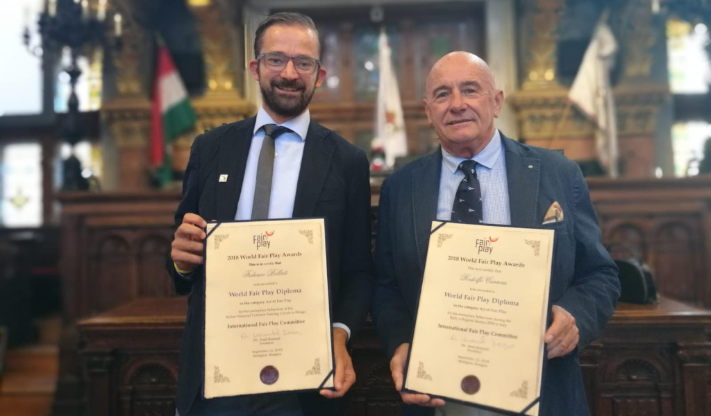 Premio Fair Play Panathlon International: diploma d’onore a due pavesi