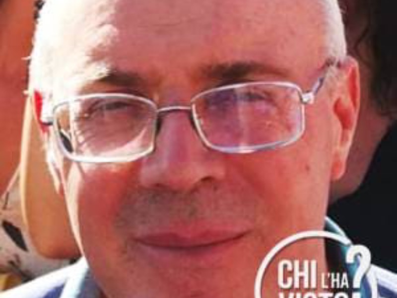 Scomparso da diversi giorni: si cerca Pasquale Rapio