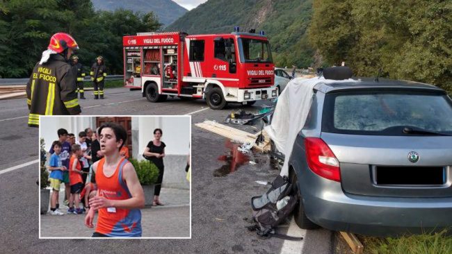 15enne ucciso dal carico perso da un camion: è morta anche la mamma