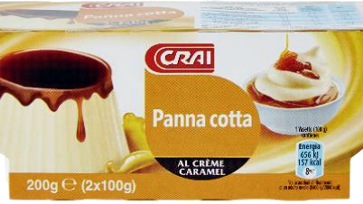 Panna cotta al creme caramel richiamata: rischio microbiologico