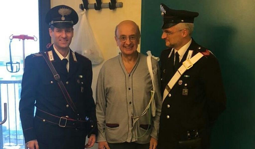 Infarto in bici: salvato dai carabinieri, il lento ritorno alla vita