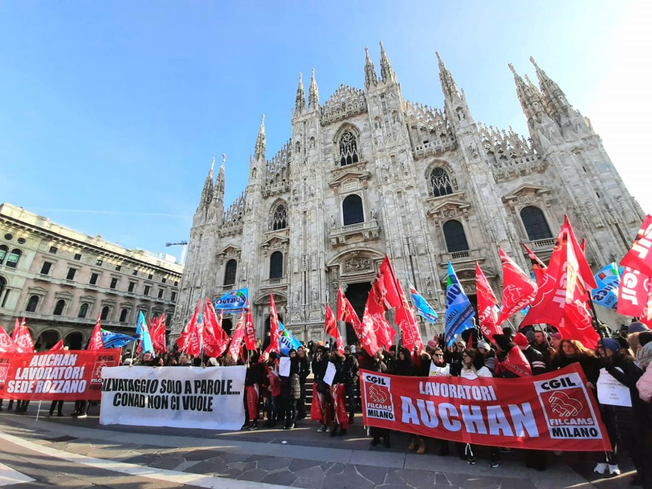 Sciopero lavoratori Auchan e Simply: il 23 dicembre in piazza contro gli esuberi