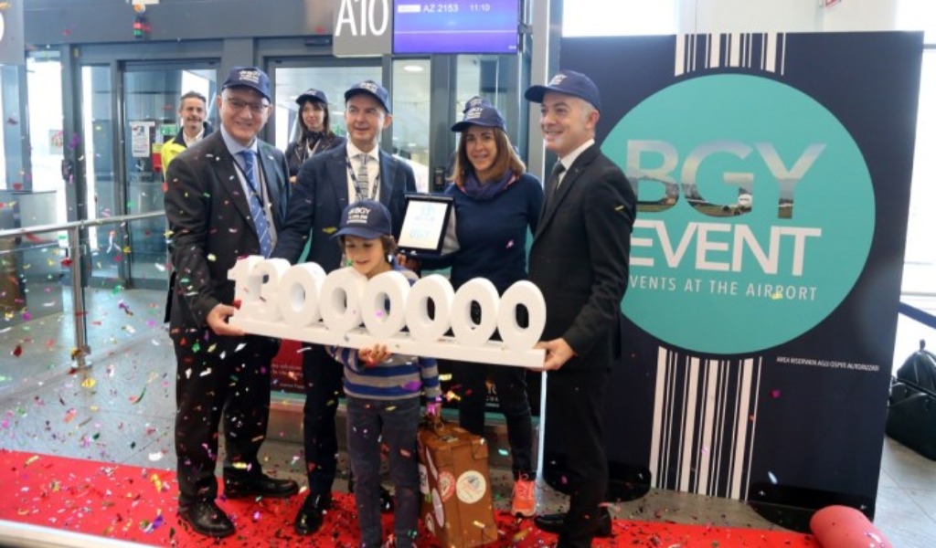 E’ di Voghera il 13 milionesimo passeggero dell’aeroporto di Orio