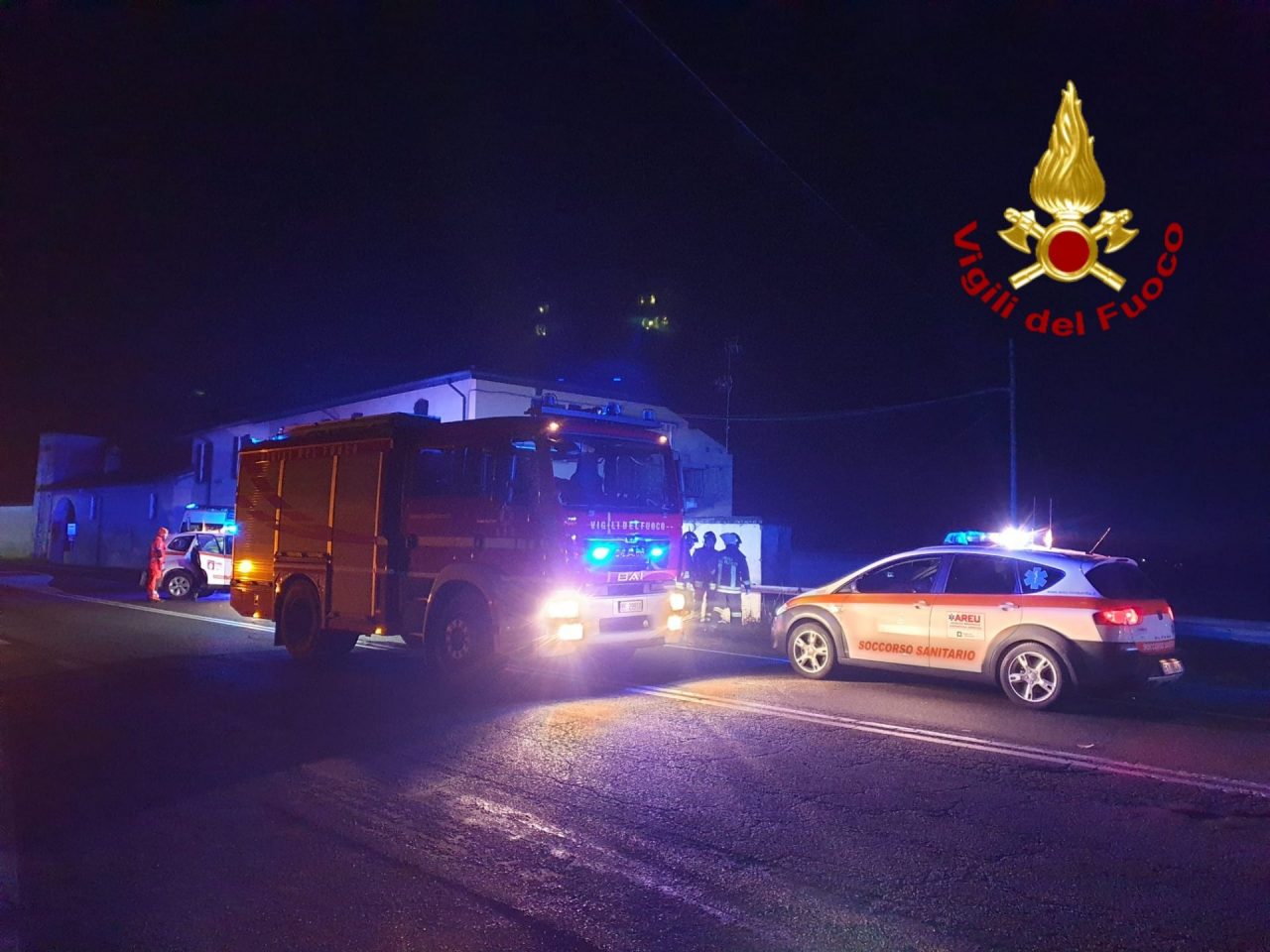 incidente stradale Robbio muore