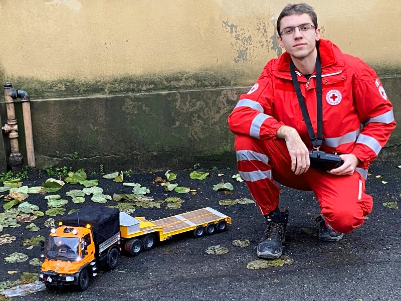 Modellini radiocomandati in corsia: l’idea della Croce Rossa di Voghera