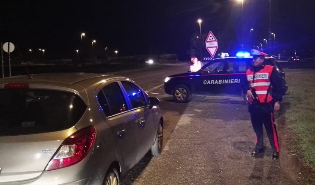 Controlli sulle strade: in una notte 10 denunce per guida in stato d’ebbrezza