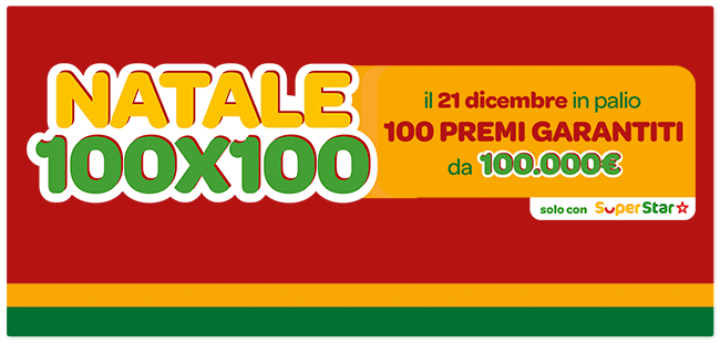 “Natale 100×100” di SuperEnalotto SuperStar: assegnati 100 premi da 100 mila euro, uno a Pavia