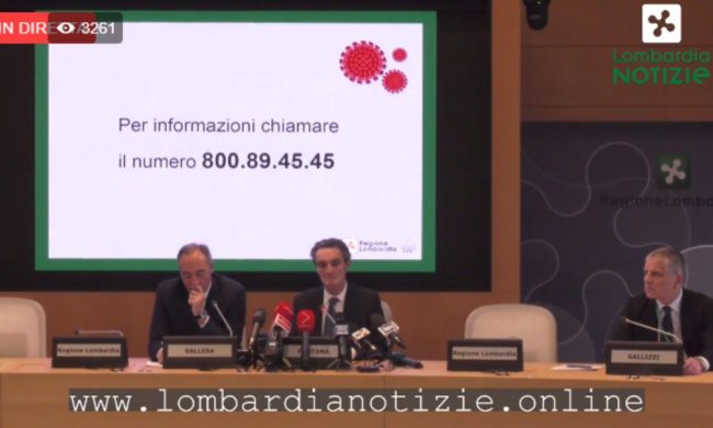 Coronavirus: 6 i decessi, il punto della situazione a Palazzo Lombardia VIDEO