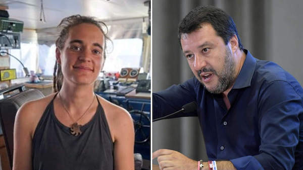 Diffamazione a Carola Rackete, chiusa l’indagine su Salvini