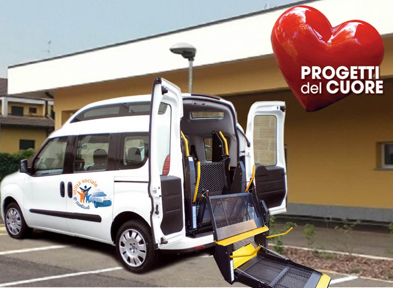 Inaugurati a Pavia i “Progetti del Cuore”, all’ASP sarà donato un mezzo per trasporto disabili