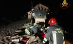 Canna fumaria a fuoco a Corteolona: fiamme sul tetto FOTO