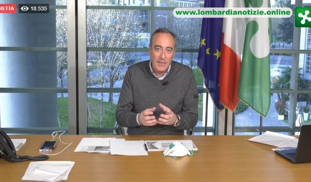 Coronavirus, Gallera: “I numeri non consentono ancora di stare tranquilli”. A Pavia 3.049 positivi (+86) VIDEO