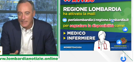 Coronavirus in Lombardia, Gallera: “La situazione migliora, ma attenzione a cantare vittoria”