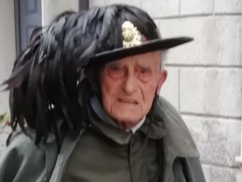 Il bersagliere Luigi Colombi compie 100 anni: auguri!
